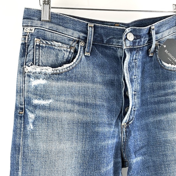 Citizens of Humanity Liya Troublemaker Hi-Lo Hem Classic Fit Jeans - Picture 4 of 10